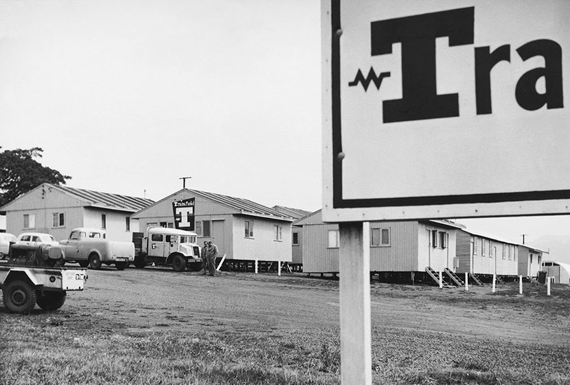 1958. Living quarters at Port Kembla.