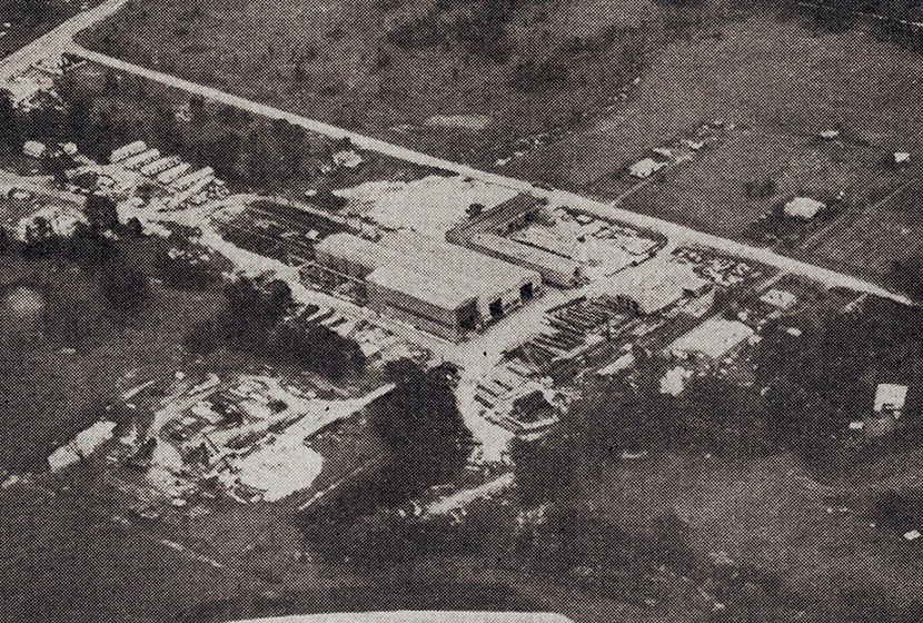 1960s. Aerial view of the Seven Hills factory.